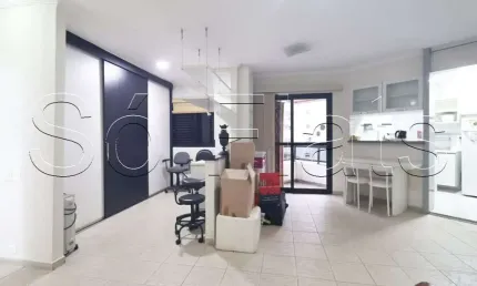 Apto com excelente localização próximo do Ginásio Ibirapuera e da Av. Paulista, disponível locação.