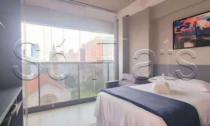 Apto no On Lorena disponível para locação com 23m² e 1 dorm. localizado ao lado da Av 9 de Julho.