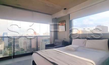 Apto no On Lorena disponível para locação com 23m² e 1 dorm. localizado ao lado da Av 9 de Julho.