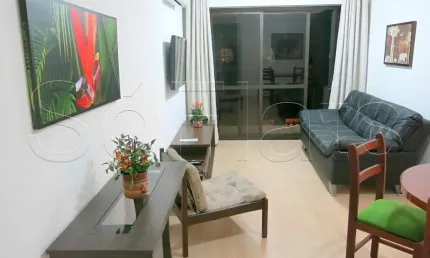 Apto no Central Park disponível para locação contendo 61m², 2 dormitórios e 1 vaga de garagem.