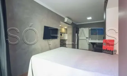 Studio Avanhandava, disponível para locação com 35m² e 01 dormitório