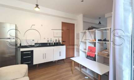 Studio Terrae Pinheiros, apartamento com 28m² e 1 dormitório