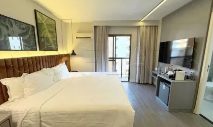Flat com 1 quarto à venda na Rua Manuel Guedes, 320, Jardim Europa, São Paulo