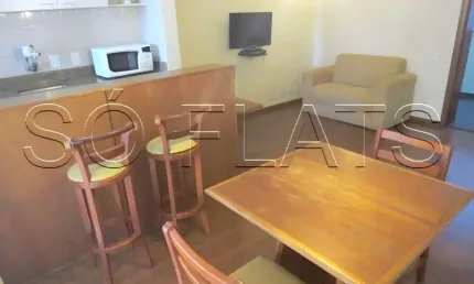 Flat com 1 quarto à venda na Rua Araguari, 711, Ibirapuera, São Paulo