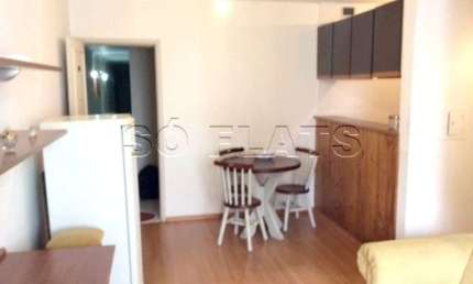 Flat com 1 quarto à venda na Avenida Rouxinol, 763, Moema, São Paulo