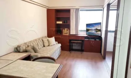 Flat Locação no Jardins ótima localização, todo mobiliado e com serviços para entrada imediata.