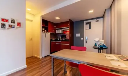 Flat Adagio Moema disponível para venda com 37m²e 01 vaga de garagem