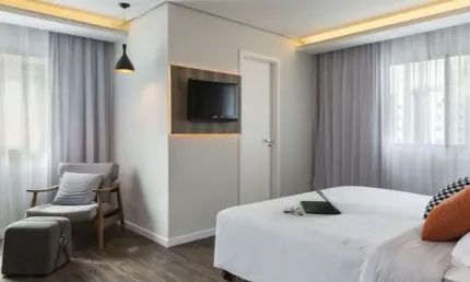 Flat com 1 quarto para alugar na Avenida Ibirapuera, 2577, Moema, São Paulo