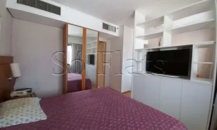 Flat com 1 quarto para alugar na Avenida Rouxinol, 57, Moema, São Paulo