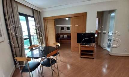 Flat com 02 dorms na região do Paraíso, próximo a Av Paulista e Shopping Patio Paulista.
