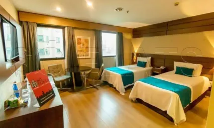 Flat Wyndham Ibirapuera disponível para venda, 27m² e 01 vaga de garagem