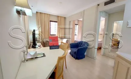 Flat The World na Vila Olímpia disponível para locação com 30m² 1 dorm 1 vaga