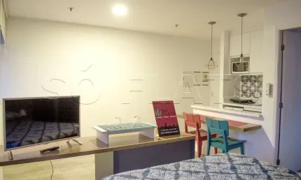 Flat wyndham são paulo paulista disponível para venda com 32m² e 01 vaga de garagem