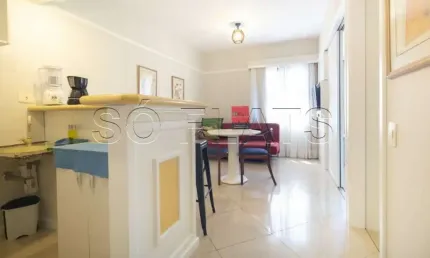 Flat ninety disponível para locação contendo 33m² 1 dormitório 1 vaga para locação no jardins.