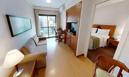 Flat Estanplaza Nações Unidas, disponível para venda com 40m² e 01 vaga de garagem