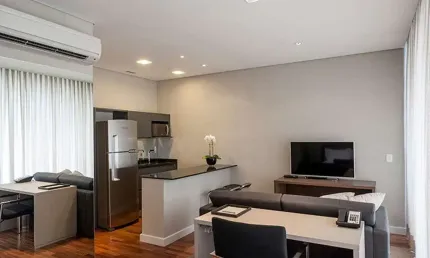 Flat para Locação na Vila Olímpia ? FL Residence para locação sem fiador.
