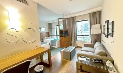 Flat com 1 quarto à venda na Avenida Engenheiro Luiz Carlos Berrini, 853, Brooklin Paulista, São Paulo