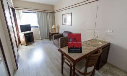 Flat com excelentes serviços e ótima localização no Jardim Paulista. Sem burocrcia na locação.