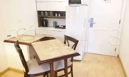 Apartamento no jardim paulista totalmente mobiliado e com vaga de garagem.