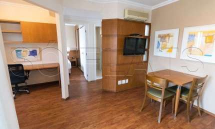 Excelente flat na mais privilegiada região de São Paulo.