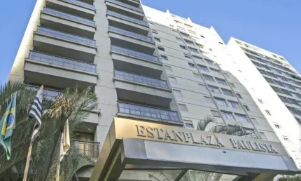 Estanplaza Paulista com 30m² totalmente mobiliado para investimento.