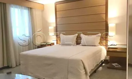 Flat Bourbon Ibirapuera 27m² 1 dormitório 1 vaga para locação em Moema.