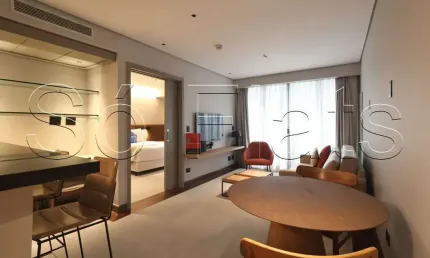 Flat George V Itaim disponivel para venda, com 60m², 1 dormitório e 1 vaga de garagem