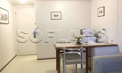 FLAT PARA LOCAÇÃO NOS JARDINS TOTALMENTE MOBILIADO E COM SERVIÇOS.