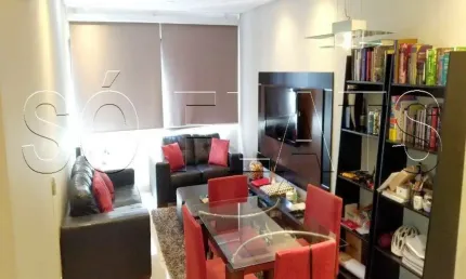 Residencial com serviços com 02 dorms no itaim, prox a av. faria lima