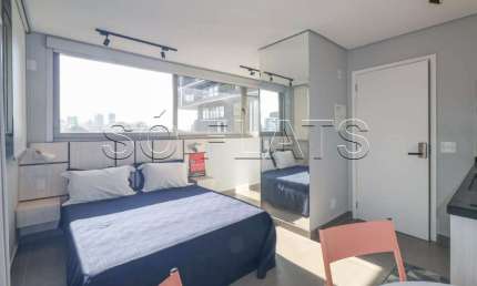 Apto no VN Melo Alves disponível locação 30m², 1 dormitório no bairro do Jardim Paulista.