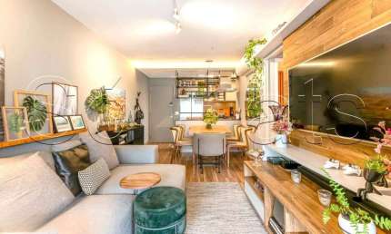 Helbor Trend Jardins, flat disponível para locação contendo 74m², 03 dorms e 01 vaga.