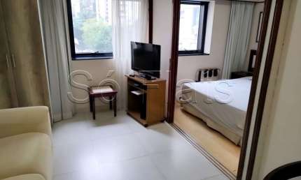Flat no Le Premier contendo 28m², 1 dormitório e 1 vaga, disponível para locação no Jardim Paulista.