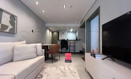Flat George V Itaim, disponível para venda com 60m², 1 dormitório e 1 vaga