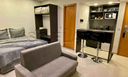 Flat Tryp Tatuapé disponível para venda com 28m², 1 dormitório e 1 vaga de garagem