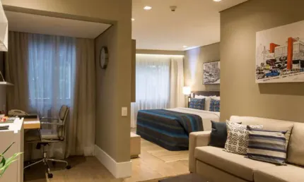 Flat transamérica berrini no pool para venda com 34m², 01 dorm e 01 vaga de garagem