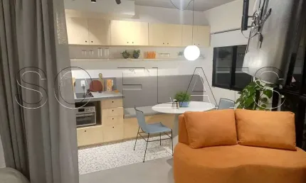 Flat Nurban Vila Madalena, Disponível para venda com 34m² e 1 dormitório