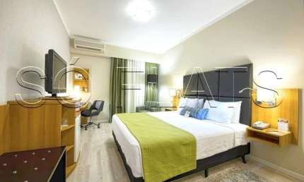 Flat Comfort Ibirapuera com 1 dormitório e 1 vaga disponível para locação em Moema