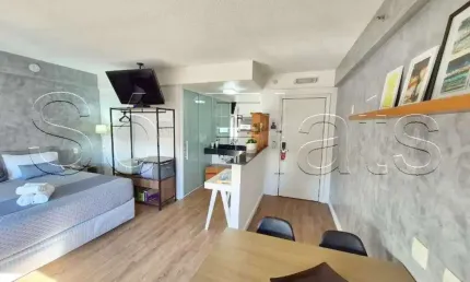 Flat Live Lodge disponível para venda com 26m², 01 dormitório e 01 vaga de garagem