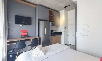 Studio On Augusta, apartamento com 23m² e 1 dormitório