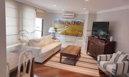 Flat no The Pierre disponível para locação 67m² na Alameda Campinas no Jardim Paulista.
