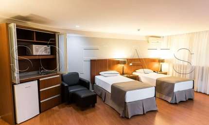Hotel Boulevard Londrina, apartamento disponível para venda com 36m², 1 dormitório e 1 vaga