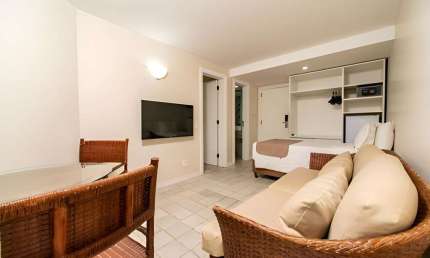 Jatiúca Suítes Resort by Slaviero Hotéis, apto disponivel para venda com 38m², 1 dorm e 1 vaga