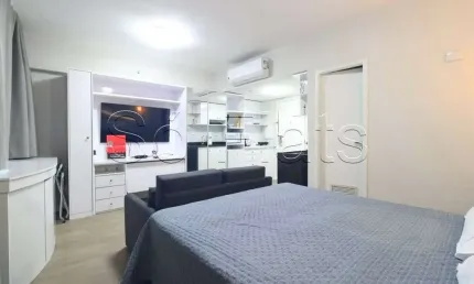Flat para locação no Paraíso, Próximo ao Hosp. Beneficência Portuguesa com 1x dormitório.