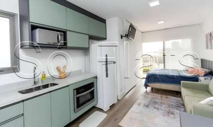 Studio Cyrela For You Moema, disponível para locação com 36m² e 1 dormitório.