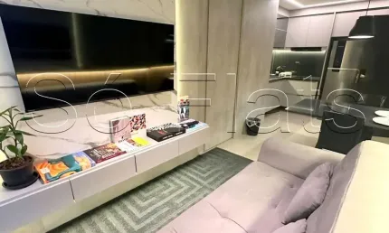 Studio no residencial hit itaim disponível para locação bem localizado próx da av santo amaro.