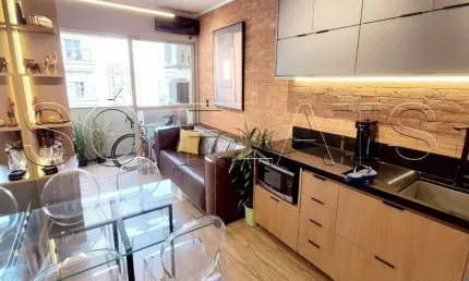 Flat moema top life, disponível para venda com 33m², 1 dormitório e 1 vaga