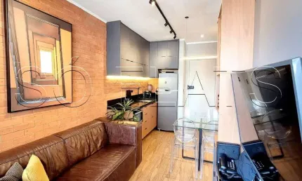 Flat Moema Top Life, disponível para venda com 33m², 1 dormitório e 1 vaga