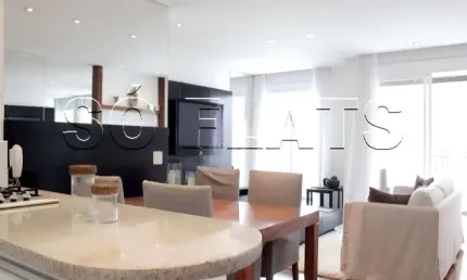Apto no Diogo Home disponível locação contendo 78m², 1 dormitório com suíte e 2 vagas de garagem.