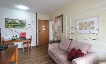 Flat mercure sp berrini disponível para venda com 54m², 02 dormitórios e 02 vagas de garagem
