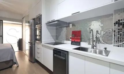 Residencial Air Brooklin, flat disponível para locação contendo 34m² e 1 dormitório.